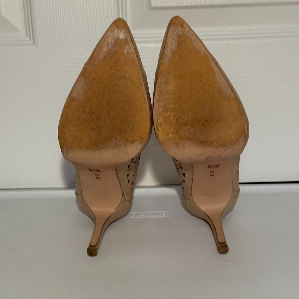 Bcbgeneration Gold Cutout Pumps - image 5